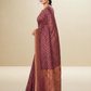 Viyona Wine Silk Jacquard Fancy Saree-PL-173