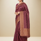 Viyona Wine Silk Jacquard Fancy Saree-PL-173