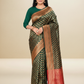 Viyona Green Silk Jacquard Fancy Saree-PL-176
