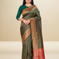 Viyona Green Silk Jacquard Fancy Saree-PL-176