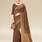 Viyona Brown Silk,Jacquard saree - PL-177