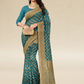 Viyona Blue Silk,Jacquard saree - PL-178