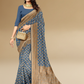 Viyona Blue Silk,Jacquard saree - PL-180