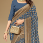 Viyona Blue Silk,Jacquard saree - PL-180