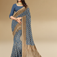 Viyona Blue Silk,Jacquard saree - PL-180