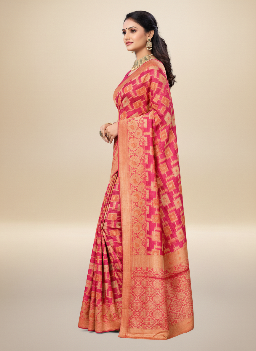 Viyona Rani Silk,Jacquard saree - PL-185