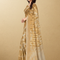 Viyona Beige Silk,Jacquard saree - PL-188
