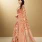 Viyona Peach Silk,Jacquard saree - PL-190