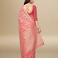 Viyona Pink Silk,Jacquard saree - PL-192