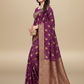 Viyona Magenta Silk,Jacquard saree - PL-194