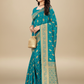 Viyona Blue Silk,Jacquard saree - PL-196