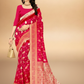 Viyona Pink Silk,Jacquard saree - PL-198