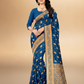 Viyona Blue Silk,Jacquard saree - PL-199