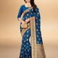 Viyona Blue Silk,Jacquard saree - PL-199