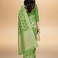 Viyona Green Silk,Jacquard saree - PL-200