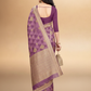 Viyona Lavender Silk,Jacquard saree - PL-202