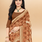 Viyona Brown Silk,Jacquard saree - PL-203