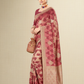 Viyona Maroon Silk,Jacquard saree - PL-204