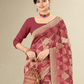 Viyona Maroon Silk,Jacquard saree - PL-204