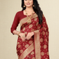 Viyona Red Silk,Jacquard saree - PL-206