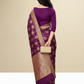 Viyona Purple Silk,Jacquard saree - PL-207