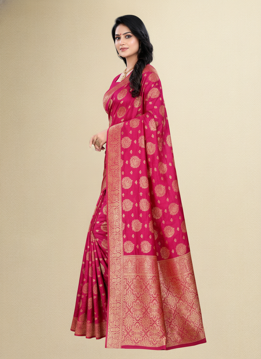 Viyona Rani Silk,Jacquard saree - PL-208