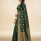 Viyona Green Silk,Jacquard saree - PL-210