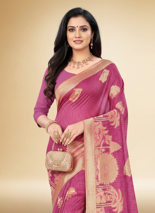Viyona Mavue Silk,Jacquard saree - PL-211
