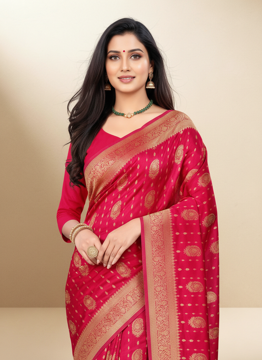 Viyona Rani Silk,Jacquard saree - PL-219