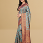 Viyona Blue Silk,Jacquard saree - PL-240