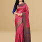 Viyona Pink Silk,Jacquard saree - PL-242