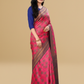 Viyona Pink Silk,Jacquard saree - PL-242
