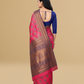 Viyona Pink Silk,Jacquard saree - PL-242