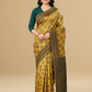 Viyona Mustard Silk,Jacquard saree - PL-243