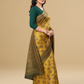Viyona Mustard Silk,Jacquard saree - PL-243