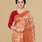 Viyona Peach Silk,Jacquard saree - PL-245