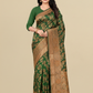 Viyona Green Silk,Jacquard saree - PL-246