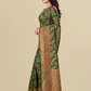 Viyona Green Silk,Jacquard saree - PL-246