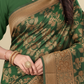 Viyona Green Silk,Jacquard saree - PL-246