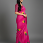 Pink Chiffon Printed Saree - RangaRang-1001