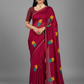 Pink Chiffon Printed Saree - RangaRang-1005