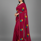 Pink Chiffon Printed Saree - RangaRang-1005