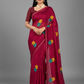 Pink Chiffon Printed Saree - RangaRang-1005