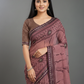 Mauve Georgette Printed Saree - Rangtari-2-2007