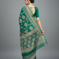 Green Viscose Printed Saree - Sitarabrasso-01-1005