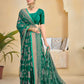 Green Viscose Printed Saree - Sitarabrasso-01-1005