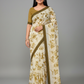 Green Chiffon Printed Saree - SonaSona-1006