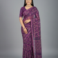 Purple Georgette Digital Print Saree - VY-HUMTUM-1003