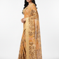 Rust Chiffon Printed Saree - Vatika-1004