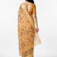 Rust Chiffon Printed Saree - Vatika-1004